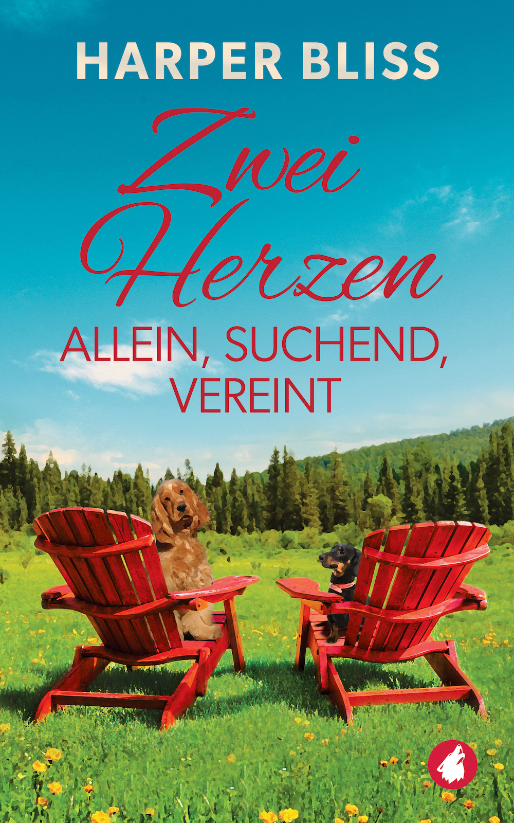 Zwei Herzen allein, suchend, vereint