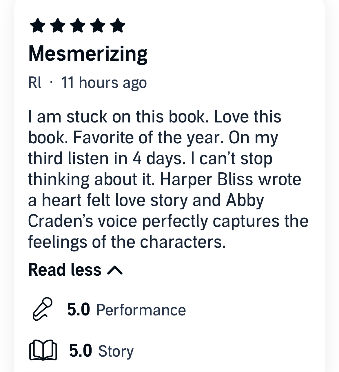 Still the One Audio Review